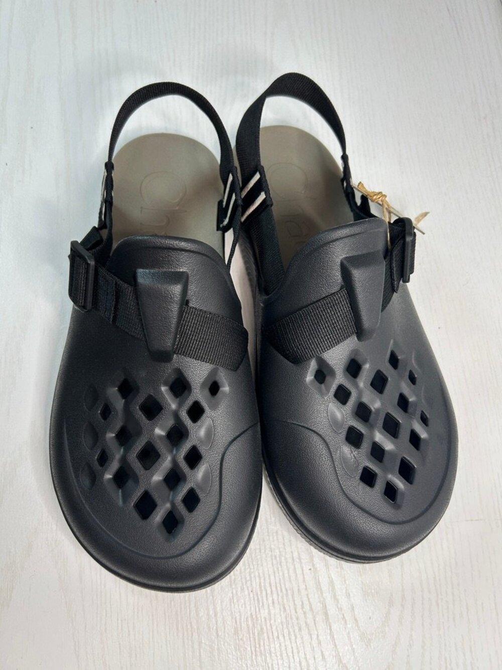Chaco Chillos Clog Black Recovery Clogs Comfort Outdoor Slip On Shoes NWT Sz 10 - Picture 2 of 12